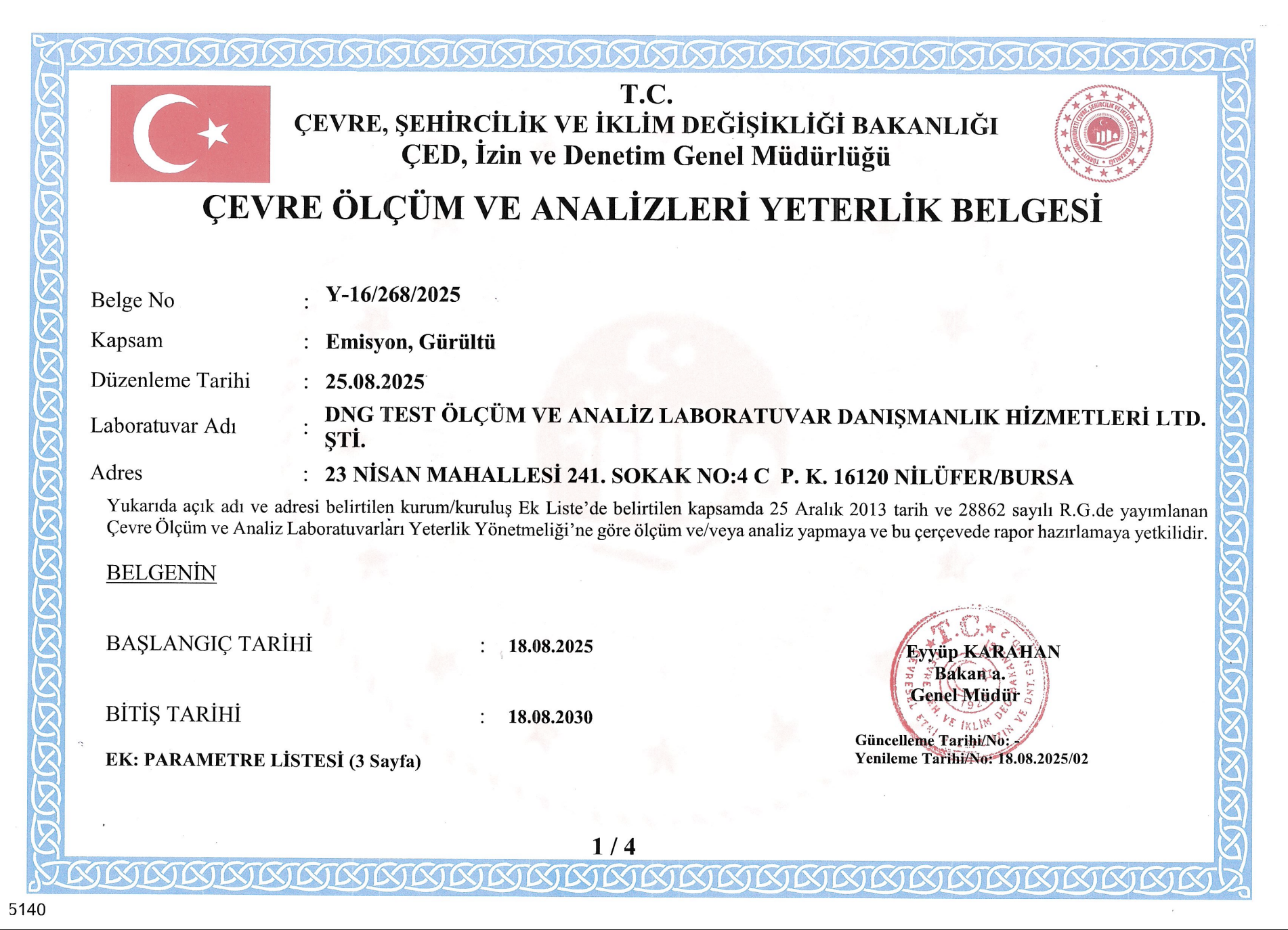 https://dngtest.com/wp-content/uploads/2026/03/Çevre-ve-Şehircilik-Bakanliği-Yetki-Belgesi.png